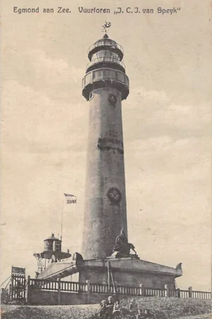 Rabat Egmond aan Zee Vuurtoren J.C.J. van Speyk 1932 Lighthouse HC60076