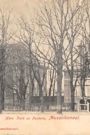 Darmowa dostawa Musselkanaal Hervormde Kerk en Pastorie 1900 Stadskanaal HC60064