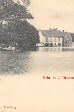 Mook aan de Maas Gebr. v.d. Grinten Hotel de Plasmolen bij Nijmegen 1900 Limburg Prachtige kaart! HC60106 Kup teraz