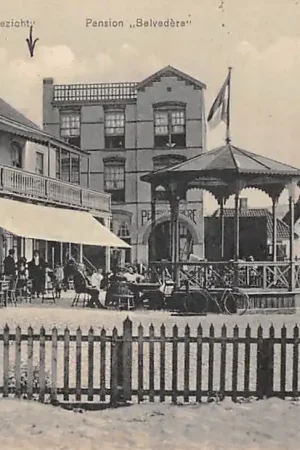 Wysoka jakość Egmond aan Zee Hotel Zeezicht Pension Belvedère en Hotel Welgelegen 1912 HC60091