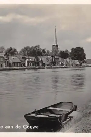 Zwrot pieniędzy Waddinxveen 1939 Zuidkade aan de Gouwe met R.K. Kerk HC59952