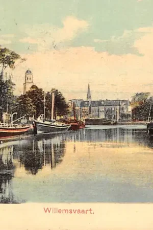 Autentyczny Wageningen Willemsvaart 1912 Binnenvaart schepen Nauta 10301 HC59885