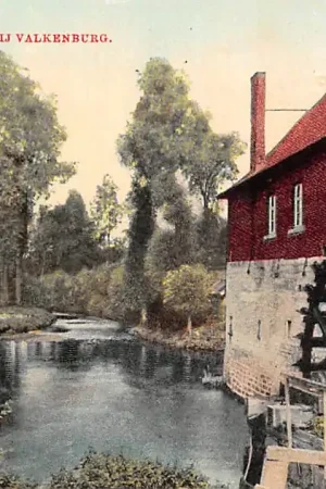 Oryginalny Wijlre bij Valkenburg (LB) Watermolen Gulpen - Wittem Molen Limburg HC59687