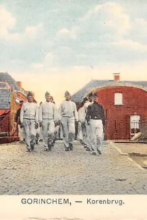 Gorinchem Korenbrug met marcherende soldaten Militair Nauta 10209 HC59658 Oferta