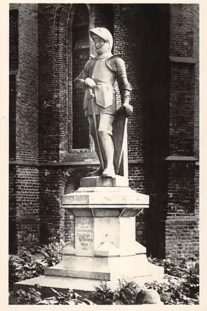 Tani Barneveld Standbeeld van Jan van Schaffelaar 1955 Monument Veluwe HC59648