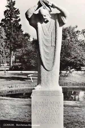 Dokkum Bonifatius Monument 1964 HC59628 Szybka dostawa