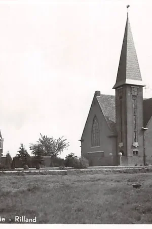 Rilland Ned. Hervormde Kerk met Pastorie 1956 Rilland-Bath Reimerswaal HC59187 Premium