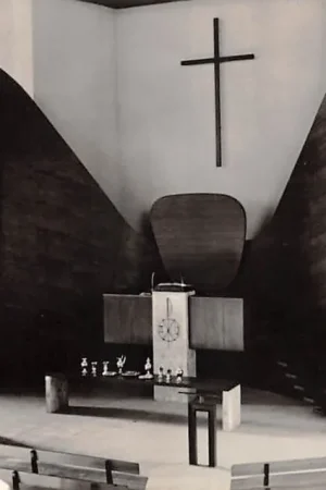Rotterdam - Zuidwijk Nederlands Hervormde Kerk Morgensterkerk Interieur 1961 HC59182 Kup teraz