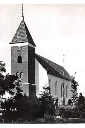 Vlagwedde Ned. Hervormde Kerk 1963 Westerwolde Groningen HC59180 Autentyczny