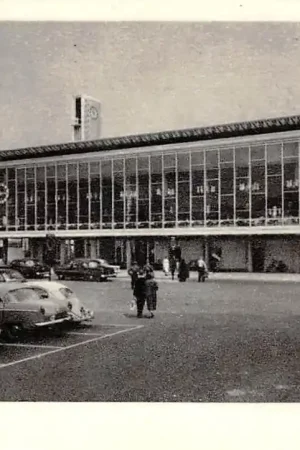 Eindhoven Station Auto Spoorwegen 1958 HC59167 Kup teraz