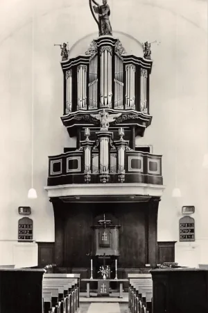 Middelburg Evangelische Lutherse Kerk Duyschot orgel anno 1707 HC59144 Kup teraz