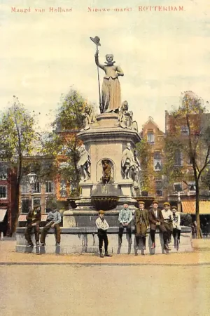 Kup teraz Rotterdam Nieuwe Markt Maagd van Holland Monument HC59132