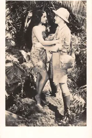 Film Filmster Dorothy Lamour and Ray Milland in The Jungle Princess Paramount Pictures L37\\/111 America Noord-AmerikaHC59118 Wyprzedaż