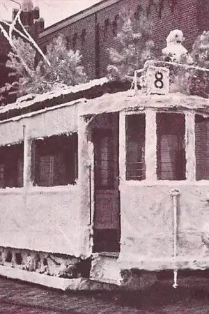 Oryginalny 's-Gravenhage Feesten 10 mei 1909 Versierde tram HTM HC59027