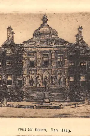Rabat 's-Gravenhage Etsje Huis ten Bosch Paleis Kasteel HC59006