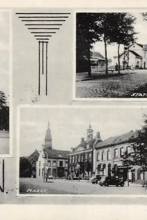 Zevenbergen R.K. Kerk Station Markt 1943 Moerdijk Spoorwegen HC58978 Wysoka jakość