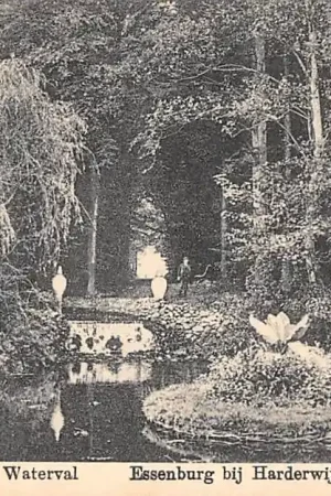 Popularny Kasteel Essenburgh bij Harderwijk Waterval Veluwe HC58974