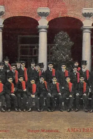 Amsterdam Burger Weeshuis Jongens 1900 Klederdracht Kind Vintage HC58828 Zamów teraz