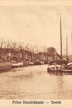 Ekspresowa dostawa Sneek Prins Hendrikkade met binnenvaart schepen Scheepvaart HC58803