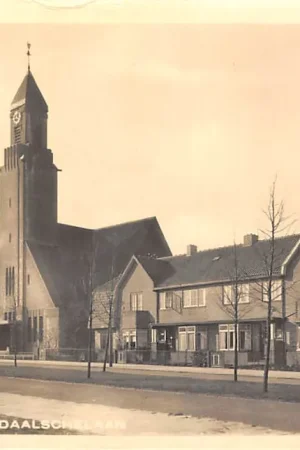 Bezpieczna płatność Hilversum Diependaalschelaan met Ned. Hervormde Kerk 1936 HC58768