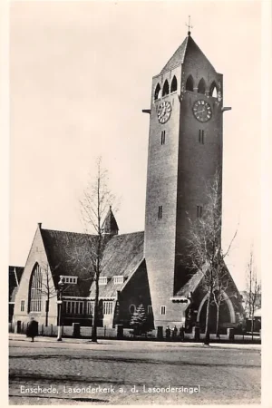 Enschede Lasonderkerk a.d. Lasondersingel Nederlands Gereformeerde Kerk 1950 HC58747 Szybka dostawa