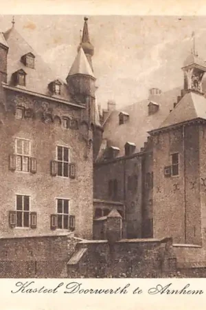 Doorwerth Kasteel Doorwerth te Arnhem 1918 HC58302 Darmowa dostawa