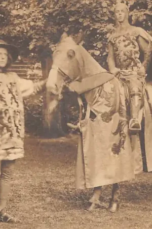 Utrecht Lustrumfeesten 1911 Het beleg van Utrecht in 1345 Willem van Holland met heraut en paard HC58161 Najlepsza cena