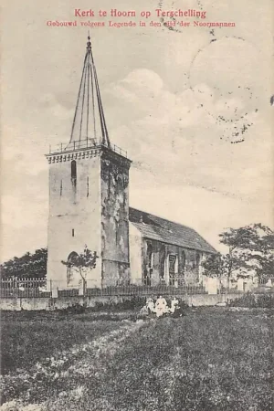 Terschelling Kerk te Hoorn (FR) Gebouwd volgens Legende in den tijd der Noormannen HC58030 Szybka dostawa
