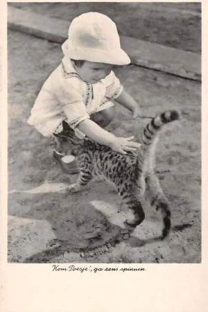 Fantasie Kind Kom Poesje, ga eens spinnen. HC57975 Ostatnia szansa