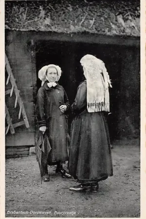 Brabantsch Dorpsleven Buurpraatje Klederdracht Vintage Noord-Brabant HC57959 Nowość