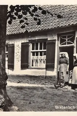 Bezpieczna płatność Brabantsch Dorpsleven Buurpraatje bij de boerderij Klederdracht Vintage Noord-Brabant HC57950