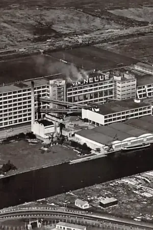 Zamów teraz Rotterdam Kantoor en Fabrieksgebouwen van De Erven de Wed. J. van Nelle N.V. 1963 KLM Luchtfoto 22076 HC57888