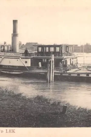 Ekspresowa dostawa Schoonhoven Salonboot der Reederij o\\/d\\/ Lek 1914 Binnenvaart schepen Scheepvaart HC57884