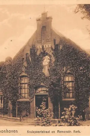 Schoonhoven Kuispoortstraat en Remonstrantse Kerk HC57883 Nowość