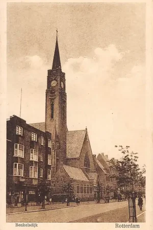 Rotterdam Beukelsdijk R.K. St. Willibrordus Kerk HC57841 Wysoka jakość