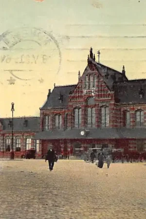Oryginalny Nijmegen Station 1920 Spoorwegen HC57797