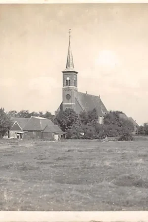 Barsingerhorn bij Schagen Zicht op de kerk 1940 HC57696 Popularny