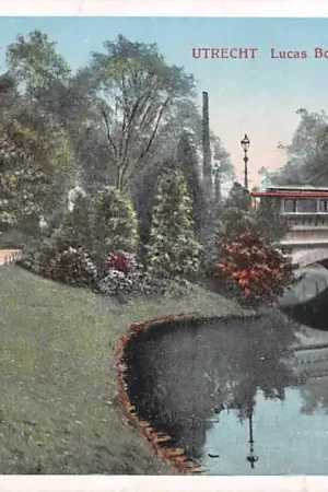 Utrecht Lucas Bolwerk met tram op de brug 1923 HC57523 Niska cena