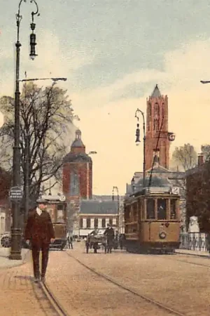 Utrecht Willemsbrug Tram Lijn 2 Dom HC57522 Szybka dostawa