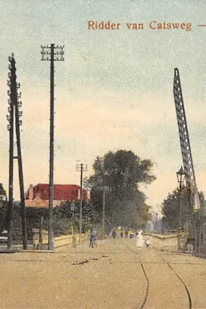 Ostatnia szansa Gouda Spoorwegovergang Ridder van Catsweg 1915 Spoorwegen HC57440