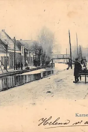 Ekspresowa dostawa Gouda Karnemelksloot met houten' trappenbrug 1902 Vivat No. 4644 HC57405