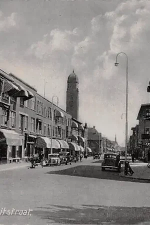 Premium 's-Gravenhage Den Haag Fahrenheitstraat met Gereformeerde Westduin kerk HC57334