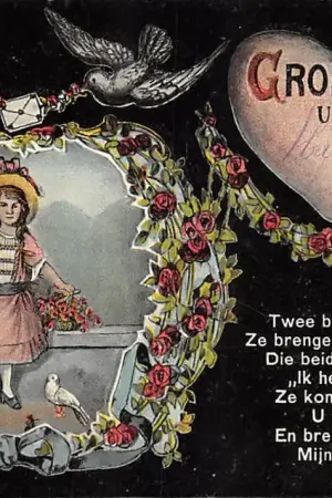 Bezpieczna płatność Maarsbergen Groeten uit 1914 Meisje Kind HC57222