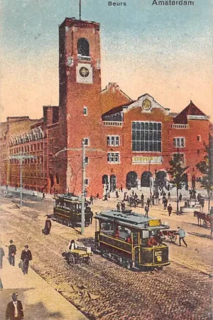 Tylko dziś Amsterdam Beurs Tram 112 1924 HC57122