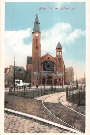 Rotterdam Bergschelaan met Gereformeerde Bergsingel kerk HC57094 Najlepsza cena