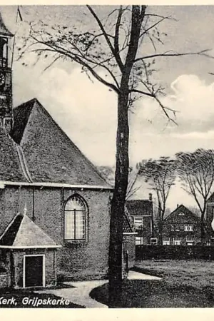 Tylko dziś Grijpskerke Dorpsgezicht met Ned. Herv. Kerk Walcheren Veere HC56983