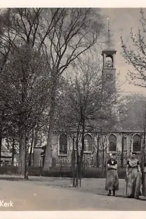 Koudekerke Ned. Herv. Kerk 1942 Bewoners Veere Walcheren HC56971 Wyprzedaż