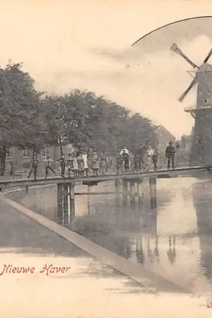 Schiedam Nieuwe Haven 1900 Molen HC56899 Promocja