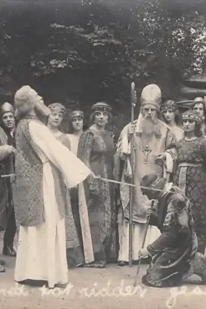 Valkenburg (LB) Openluchtspel Walram wordt tot ridder geslagen Fotokaart Theater HC56847 Zwrot pieniędzy