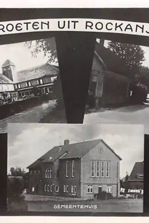 Zamów teraz Rockanje aan Zee Groeten uit 1949 Vredeheim Gemeentehuis Hotel De Dreef HC56781